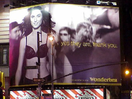 Wonderbra- Times Square Spectacular